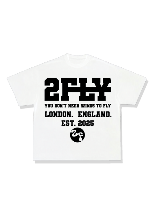 2FLY CLASSIC TEE - WHITE