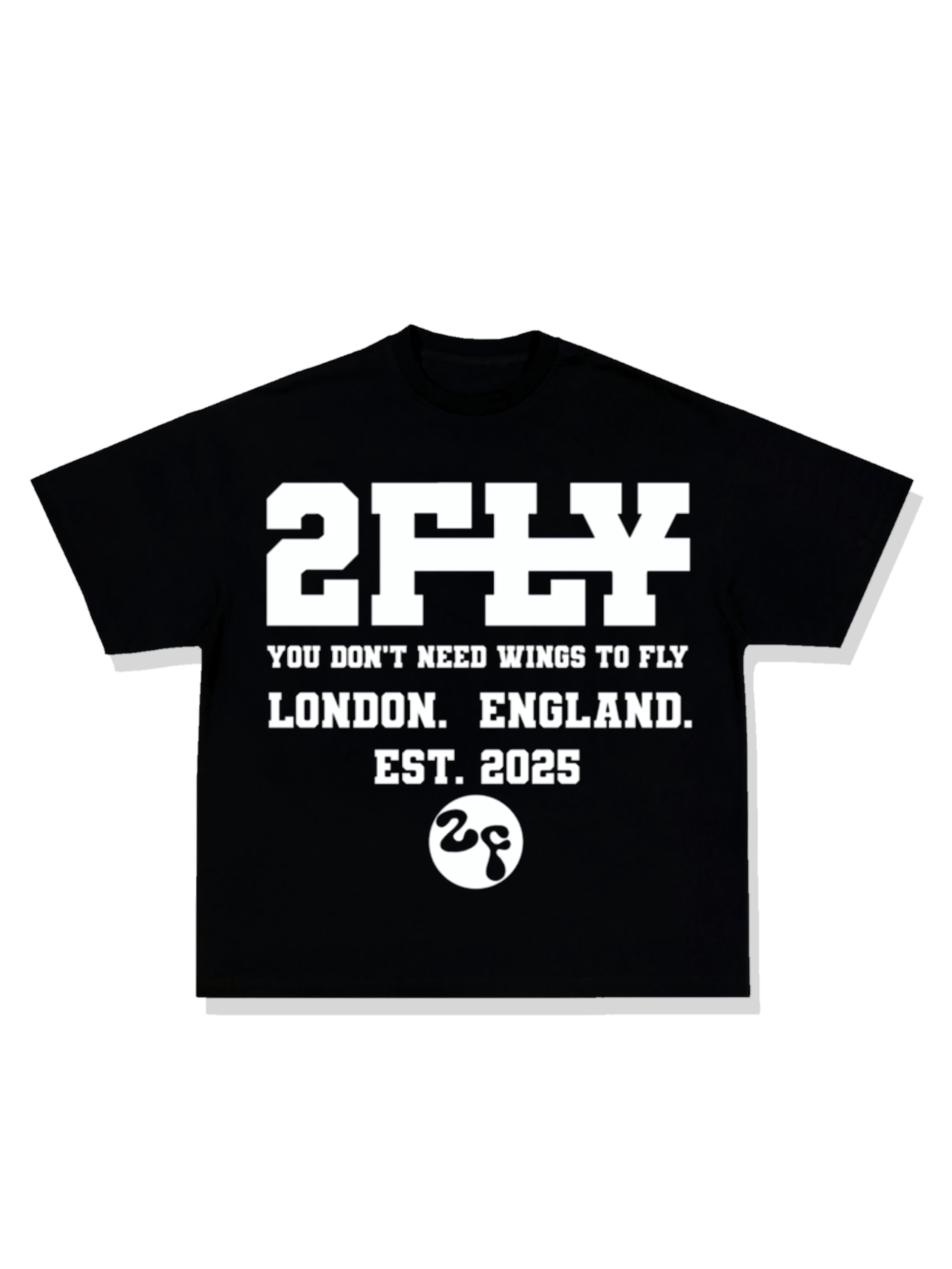 2FLY CLASSIC TEE - BLACK