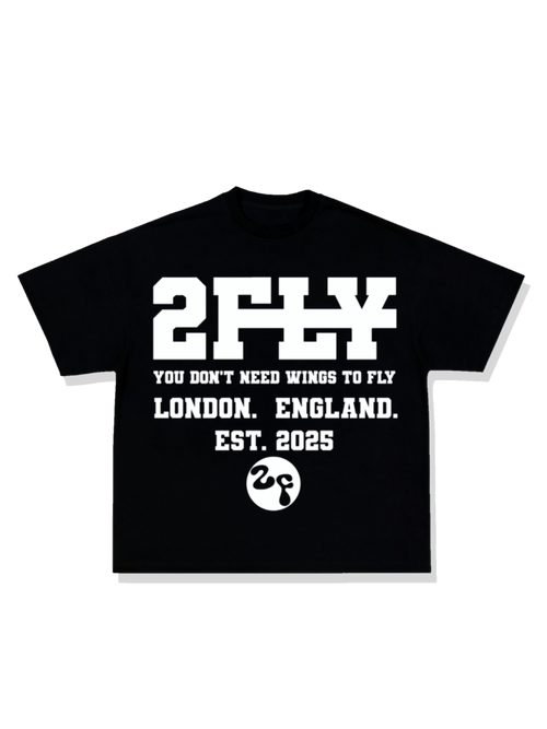 2FLY CLASSIC TEE - BLACK